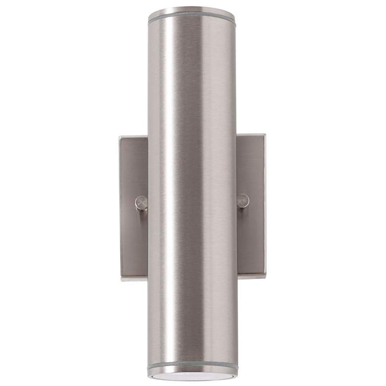 Image 2 Beverly 10" High Satin Nickel LED Wall Sconce more views