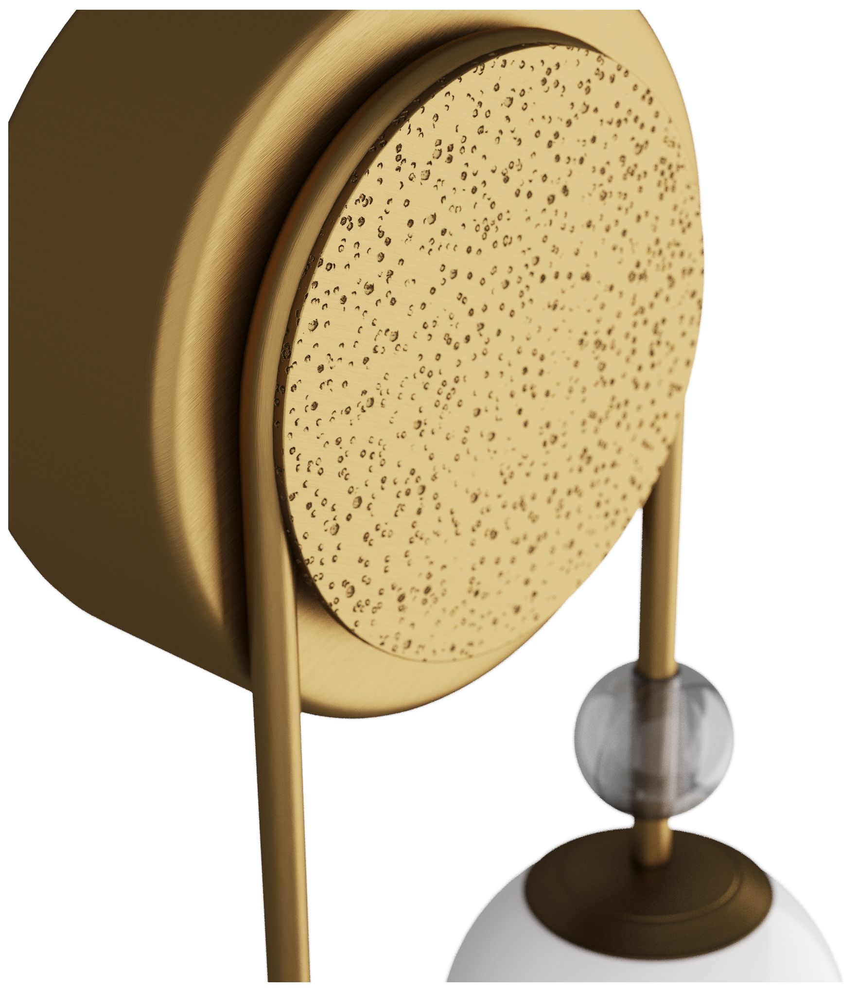 Image 7 Beverly 21 1/2"H Antique Brass Left Side 2-Light Wall Sconce more views