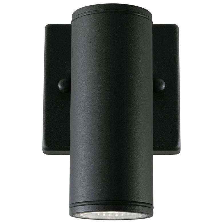 Image 1 Beverly 6.25 inch High Black Outdoor LED Wall Sconce