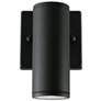 Beverly 6.25" High Black Outdoor LED Wall Sconce