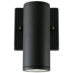 Beverly 6.25&quot; High Black Outdoor LED Wall Sconce