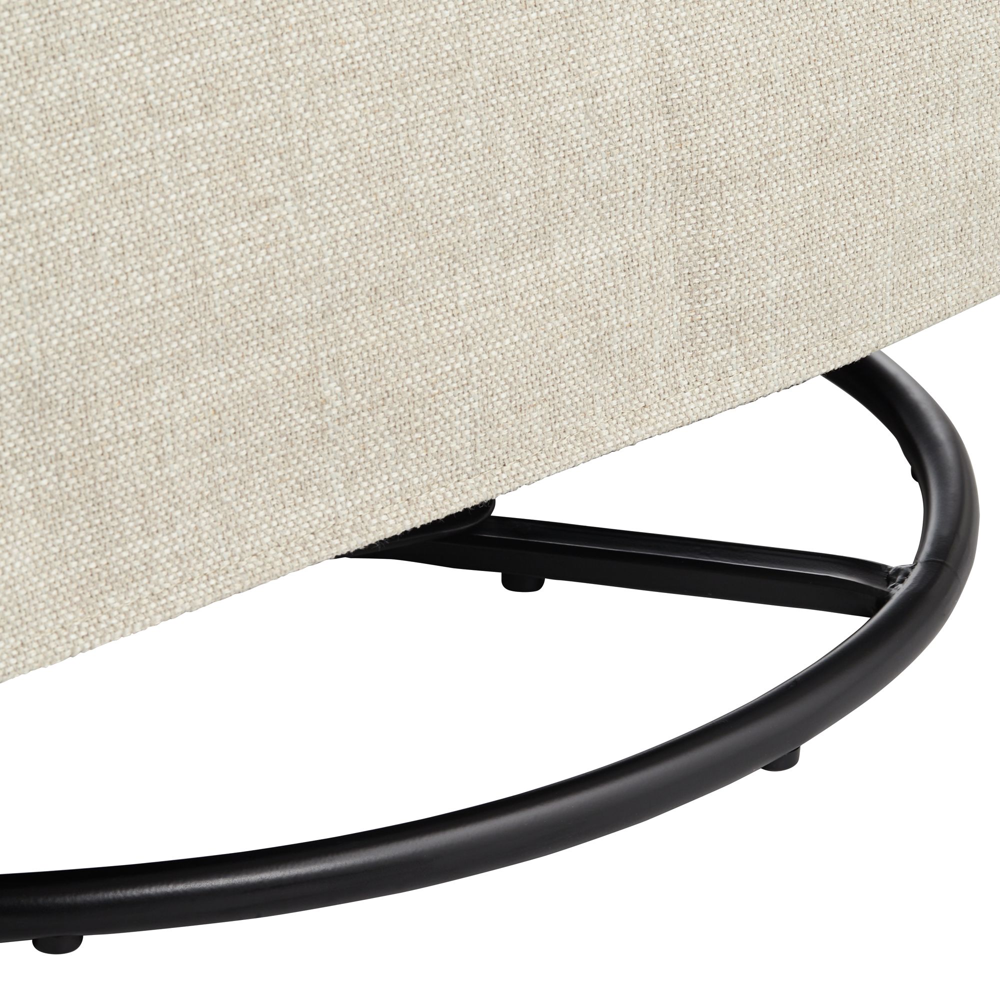 Image 7 Beverly Wiley Flax Fabric Glider Swivel Accent Chair more views