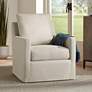 1_Beverly Wiley Flax Fabric Swivel Accent Chair