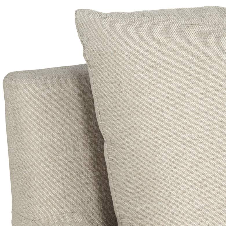 Image 4 Beverly Wiley Flax Fabric Swivel Accent Chair more views