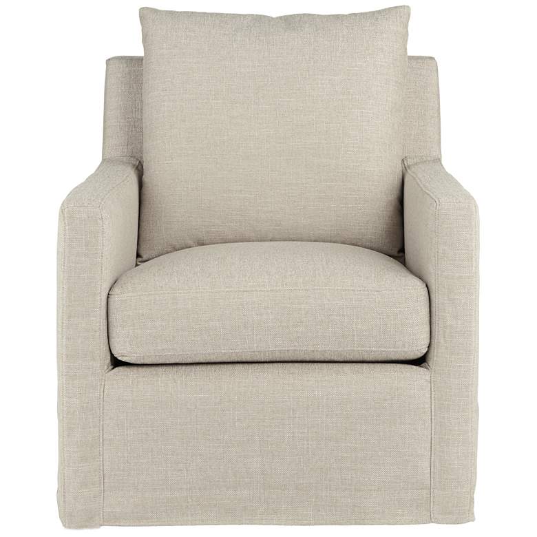 Image 7 Beverly Wiley Flax Fabric Swivel Glider Accent Chairs Set of 2 more views