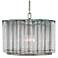 Bevilacqua 13 1/4" Wide Silver Leaf Pendant Light