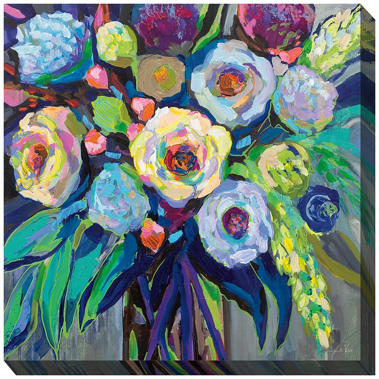 Image 1 Bewitched 24" Square All-Weather Outdoor Canvas Wall Art