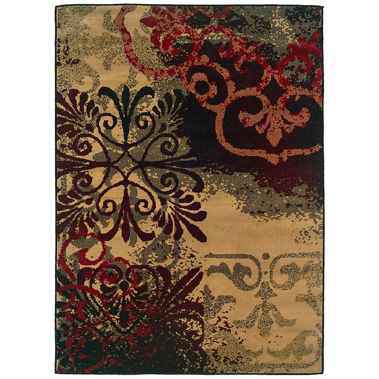 Image 1 Bexley Collection Fleur Collage 5&#39;x7&#39;3 inch Area Rug