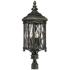 Bexley Manor 32 1/2"H Diamond Black Outdoor Post Light