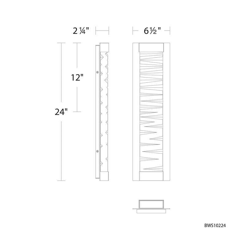Image 4 Beyond Echelon 7" Wide Pol. Nickel Clear Crystal 1-Light Wall Sconce more views