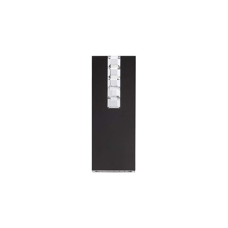 Image 3 Beyond Helios 5" Wide Black Clear Crystal 1-Light Wall Sconce more views