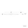 2_Beyond Kindjal 37" Wide Aged Brass Clear Crystal 2-Light Bath/Wall Lig more views