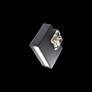 2_Beyond Madison 8" Wide Black Clear Crystal 1-Light Wall Sconce more views