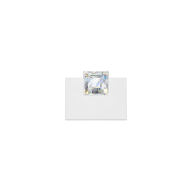 Image 4 Beyond Madison 8" Wide White Clear Crystal 1-Light Wall Sconce more views