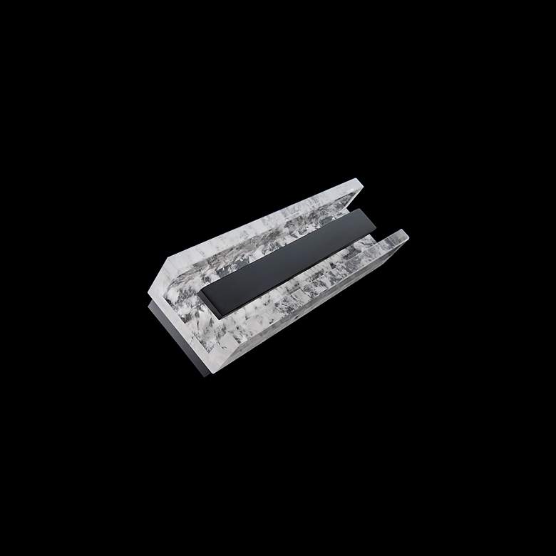 Image 3 Beyond Magnate 5" Wide Black Clear Crystal 1-Light Wall Sconce more views