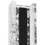 Beyond Magnate 5" Wide Black Clear Crystal 1-Light Wall Sconce