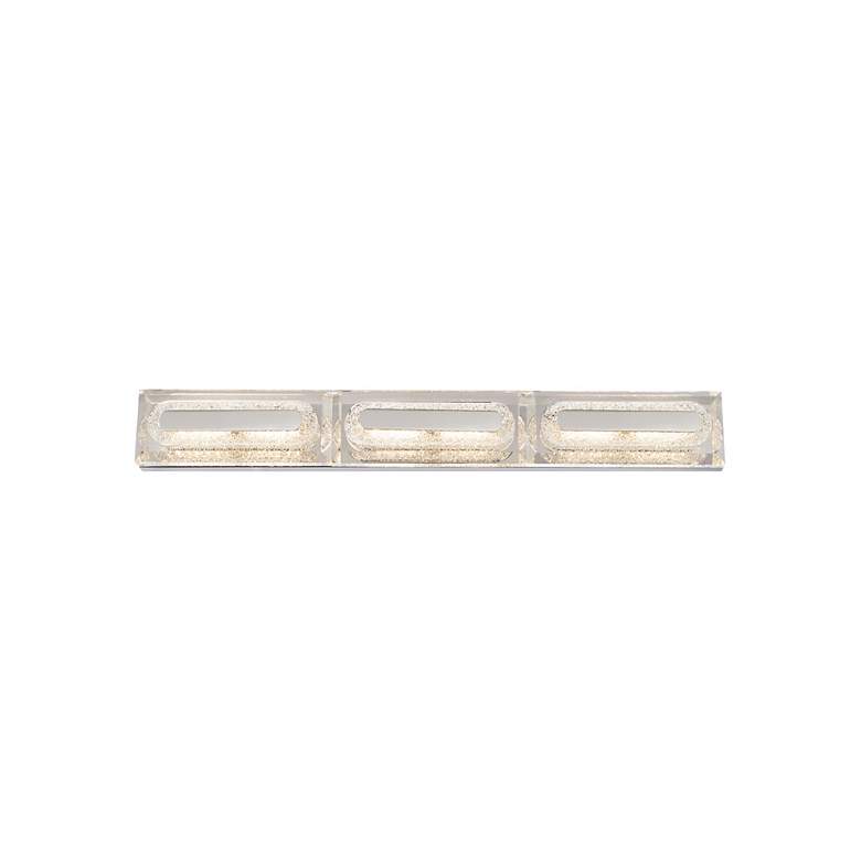 Image 3 Beyond Soiree 27" Wide Pol. Nickel Clear Crystal 1-Light Bath/Wall Lig more views
