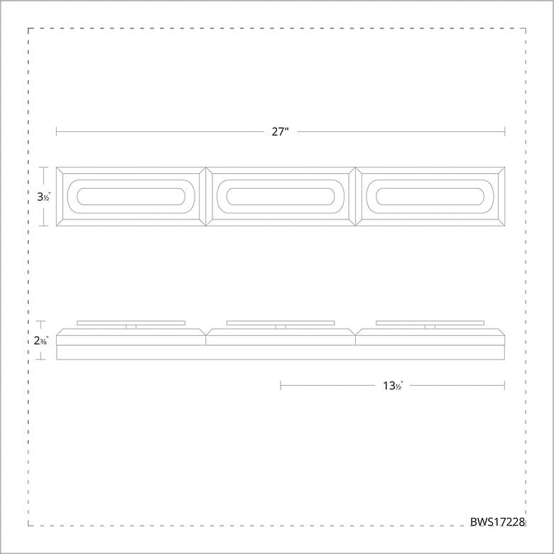 Image 5 Beyond Soiree 27" Wide Pol. Nickel Clear Crystal 1-Light Bath/Wall Lig more views