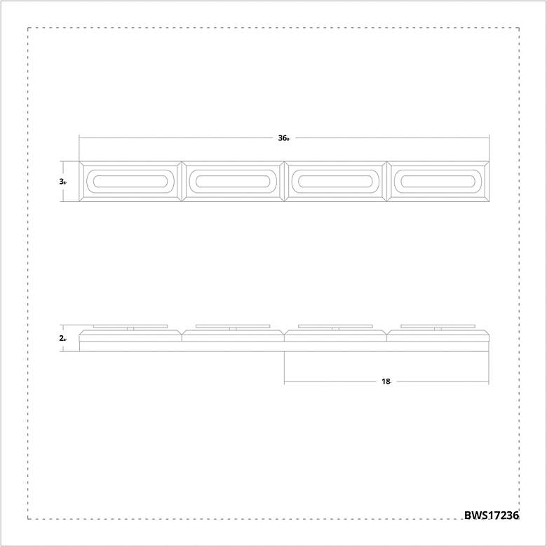 Image 3 Beyond Soiree 36" Wide Pol. Nickel Clear Crystal 1-Light Bath/Wall Lig more views