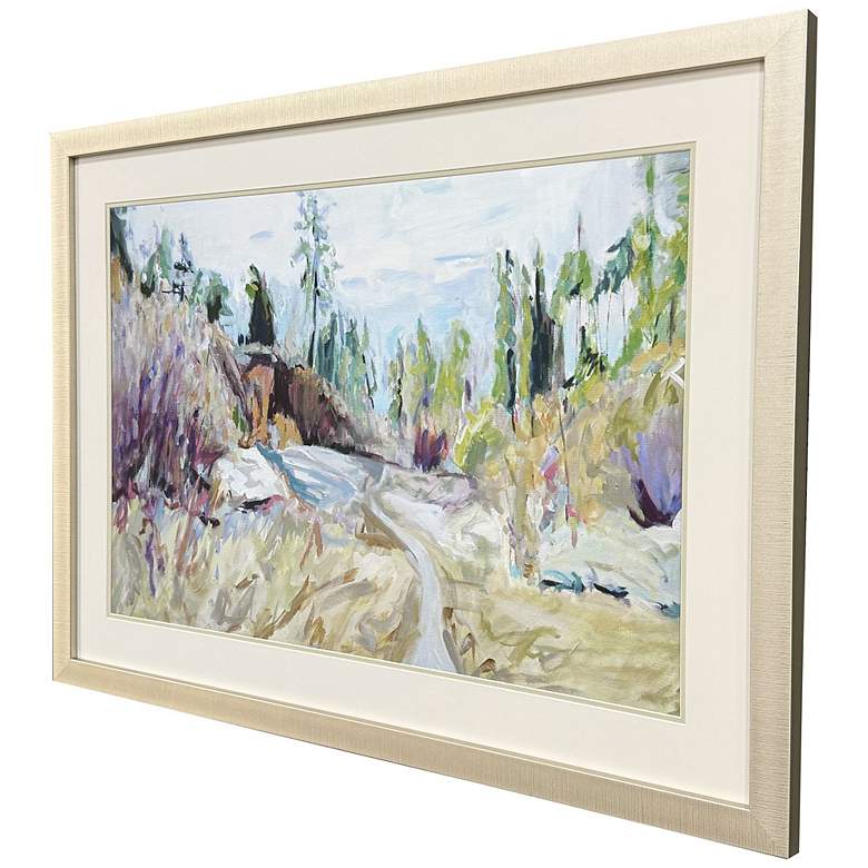 Image 2 Beyond the Path 45"W x 33"H Transitional Framed Art more views