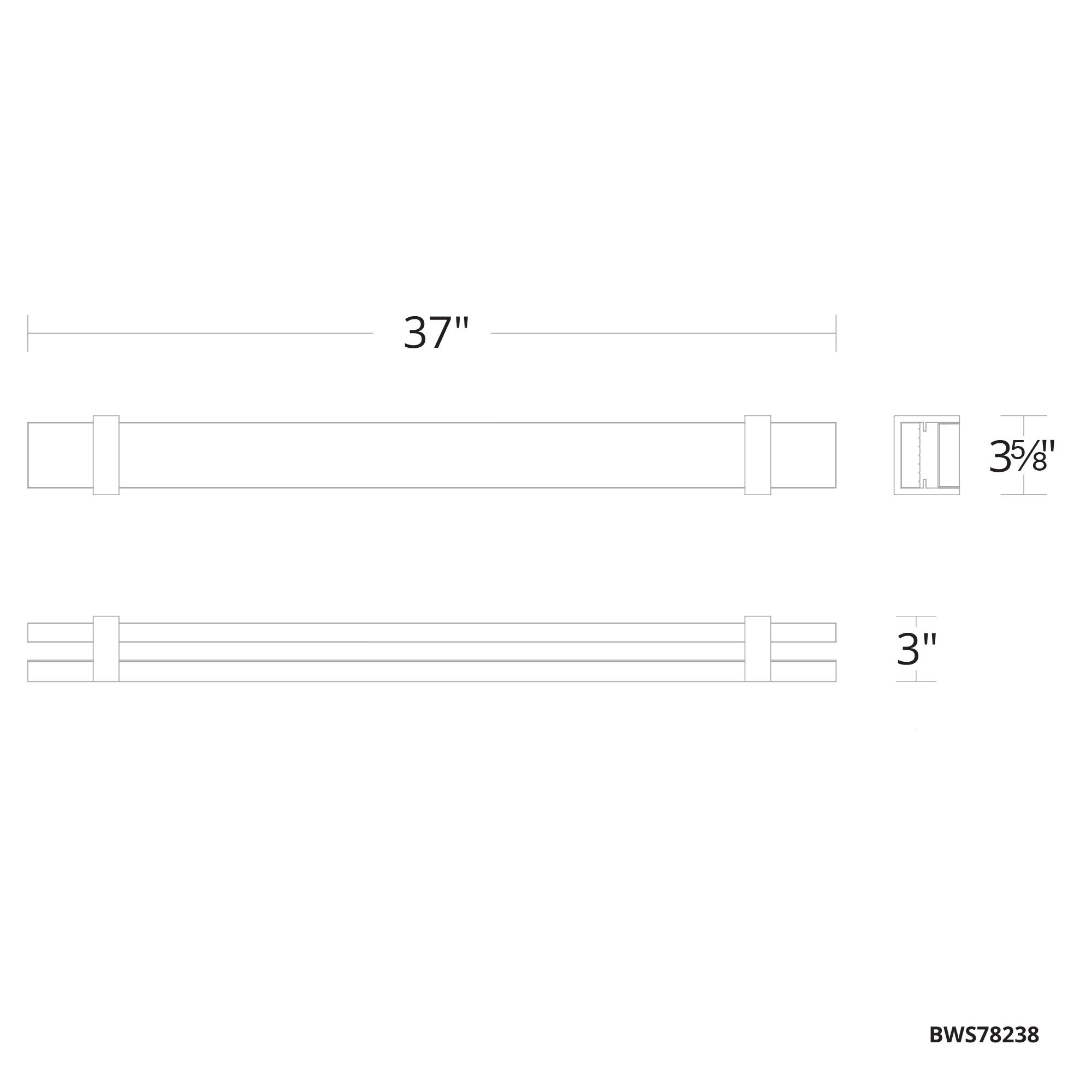 Image 3 Beyond Verandah 37" Wide Aged Brass Clear Crystal 1-Light Bath/Wall Li more views