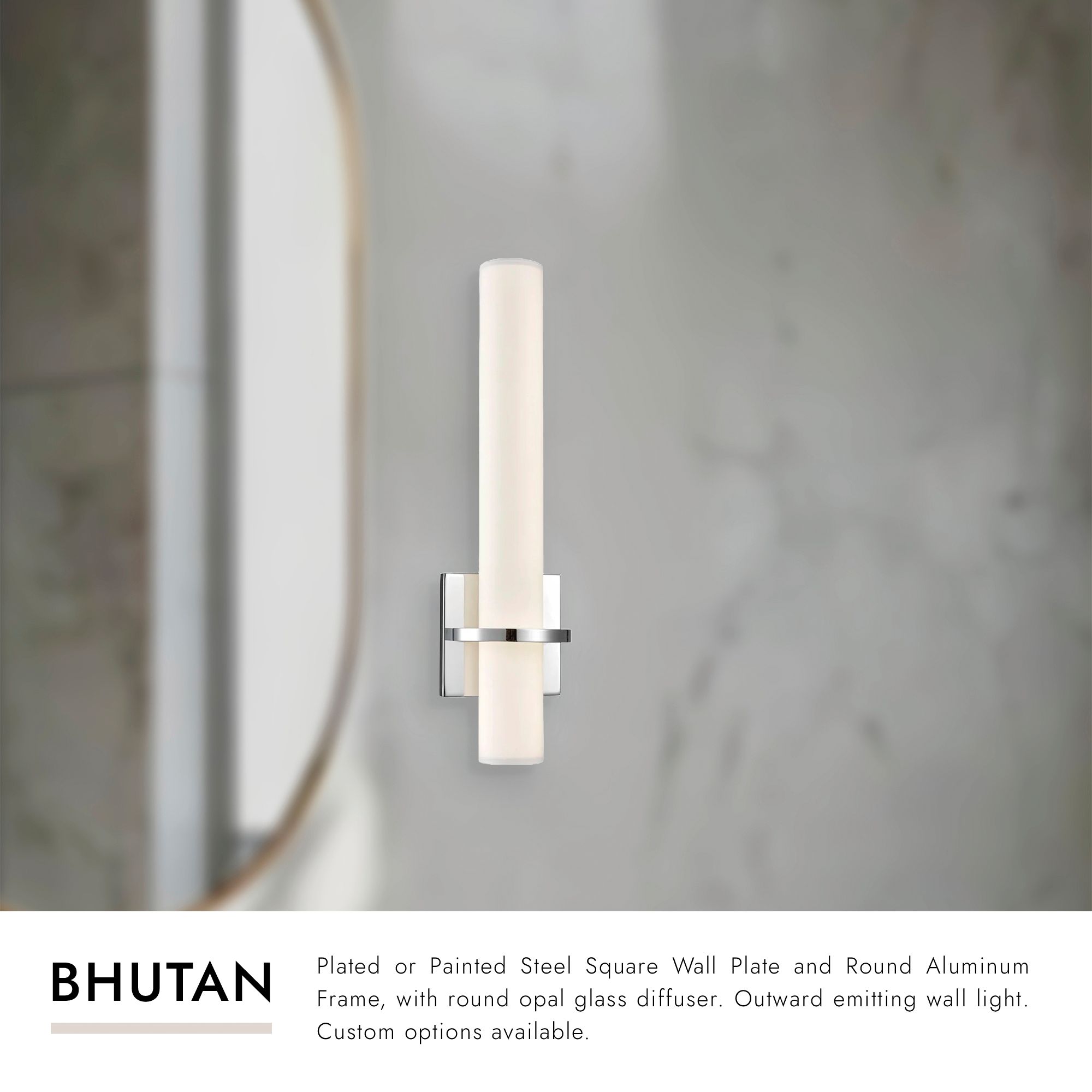 Image 2 Bhutan 18" High Brushed Gold LED Wall Sconce more views