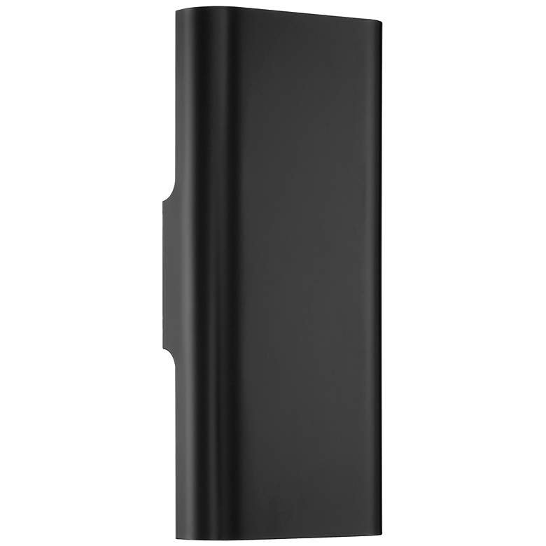 Image 1 Bi-Punch 18.25" High Black LED Wall Sconce