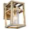 Bianca 10" High Burnished Brass 1-Light Wall Sconce