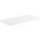 Bianca 23 1/2" Wide White Lacquer Wood Floating Wall Shelf