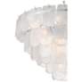5_Bianca 32 1/4" Wide Nickel and Crystalline Glass Chandelier more views