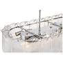 4_Bianca 32"W Nickel and Crystalline Glass Island Chandelier more views