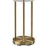 Thumbnail4 of Bianca Antique Brass Metal 3-Light 2-Shelf Floor Lamp more views