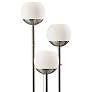 2_Bianca Brushed Steel Metal 3-Light 2-Shelf Floor Lamp more views