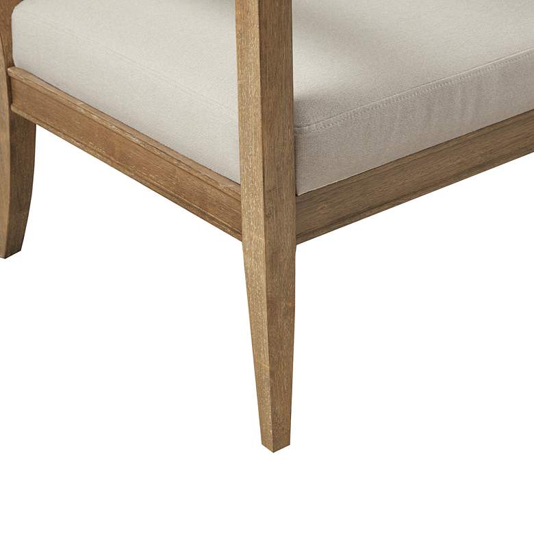 Image 3 Bianca Ivory Fabric Accent Armchair more views