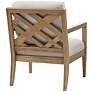 Bianca Ivory Fabric Accent Armchair