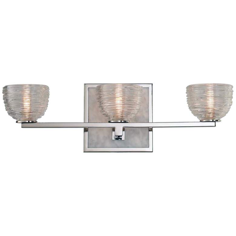 Image 1 Bianco 18 inch Wide Polished Nickel 3-LED Bath Light