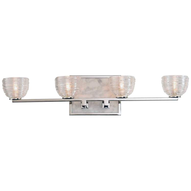 Image 1 Bianco 24" Wide Polished Nickel 4-LED Bath Light