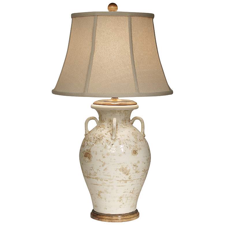 Image 1 Bianco Olivaris Ivory Tuscan Table Lamp