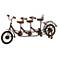 Bicycle Model Decorative Accent Rustic 3-Seater