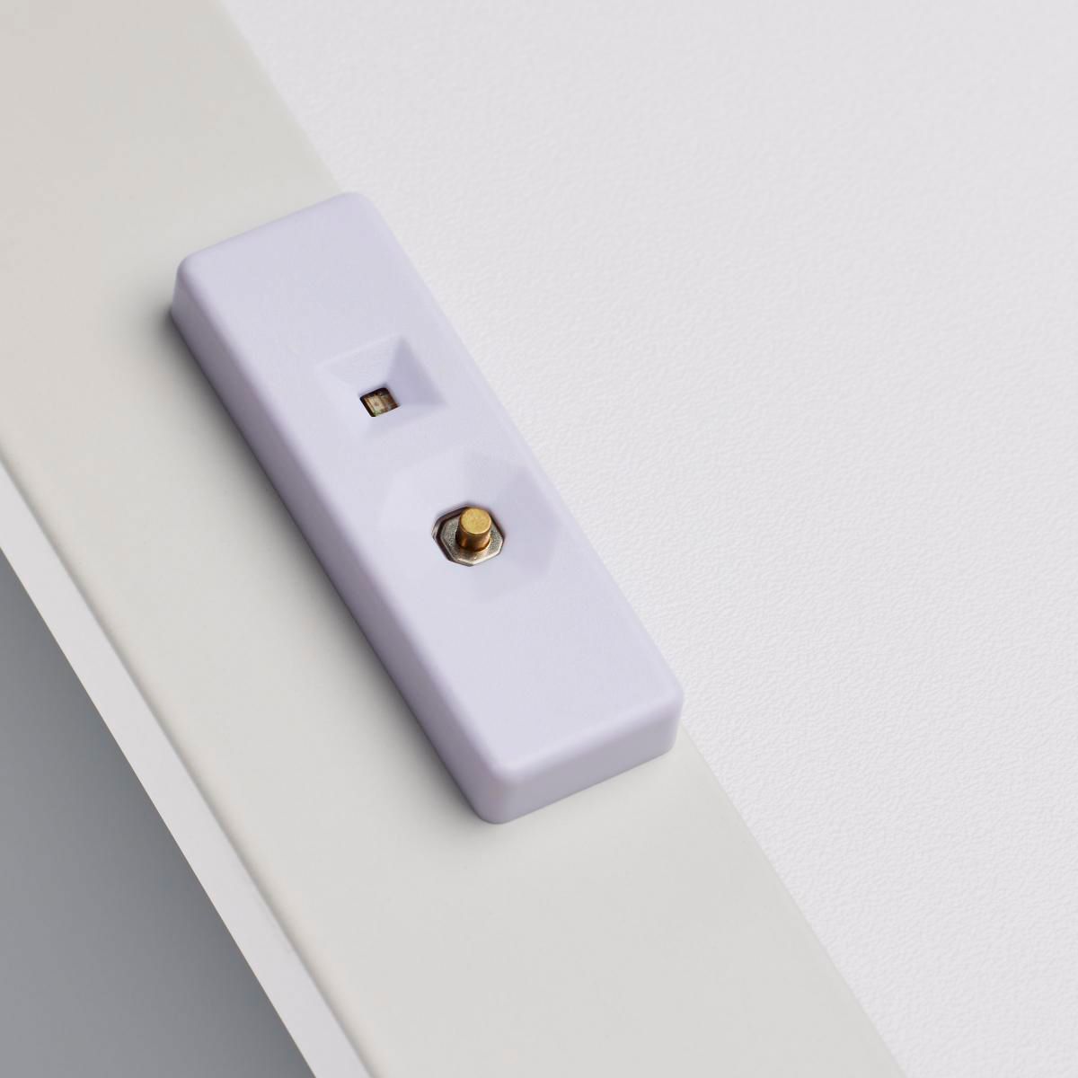 Image 2 Bide 1' x 4' White 120V-277V LED EM Backlit Flat Panel Light more views