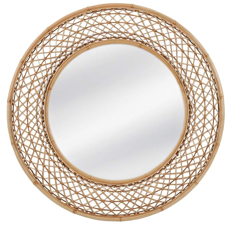 Image 1 Biedel 36"H Coastal Styled Wall Mirror