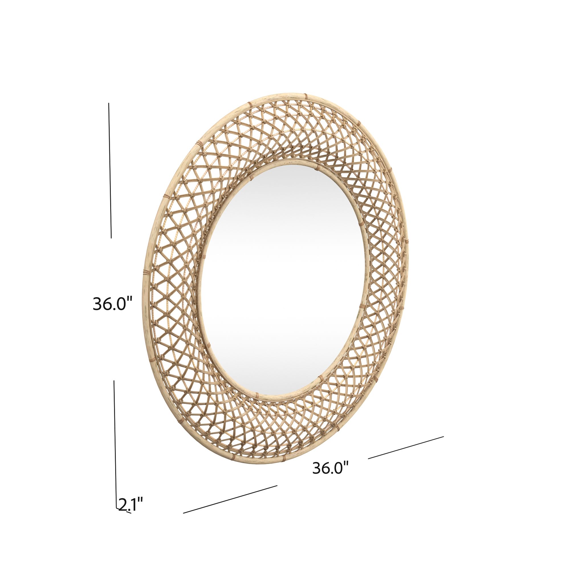 Image 5 Biedel 36"H Coastal Styled Wall Mirror more views