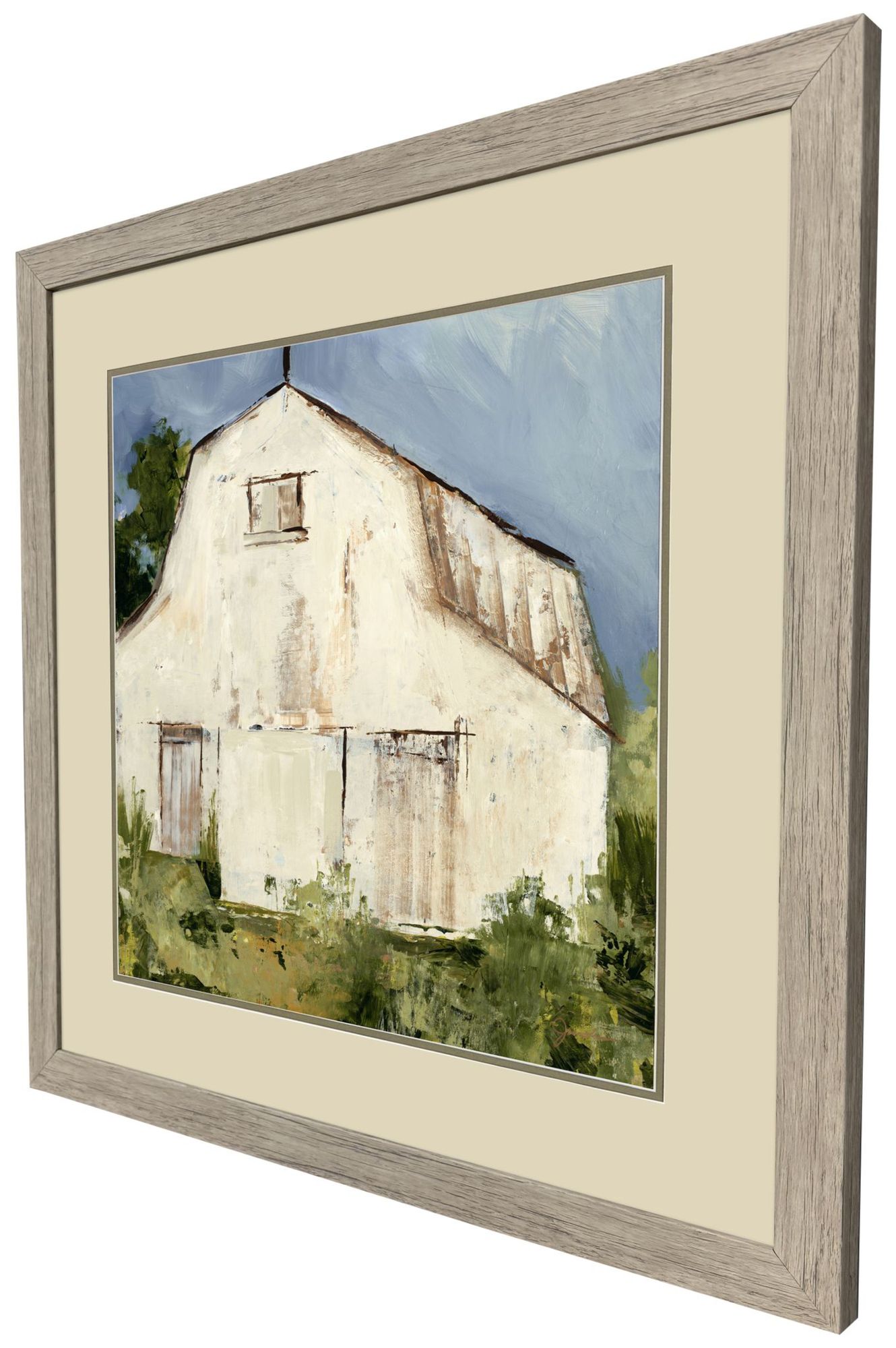 Image 2 Big Barn II 29"W x 29"H Framed Art more views