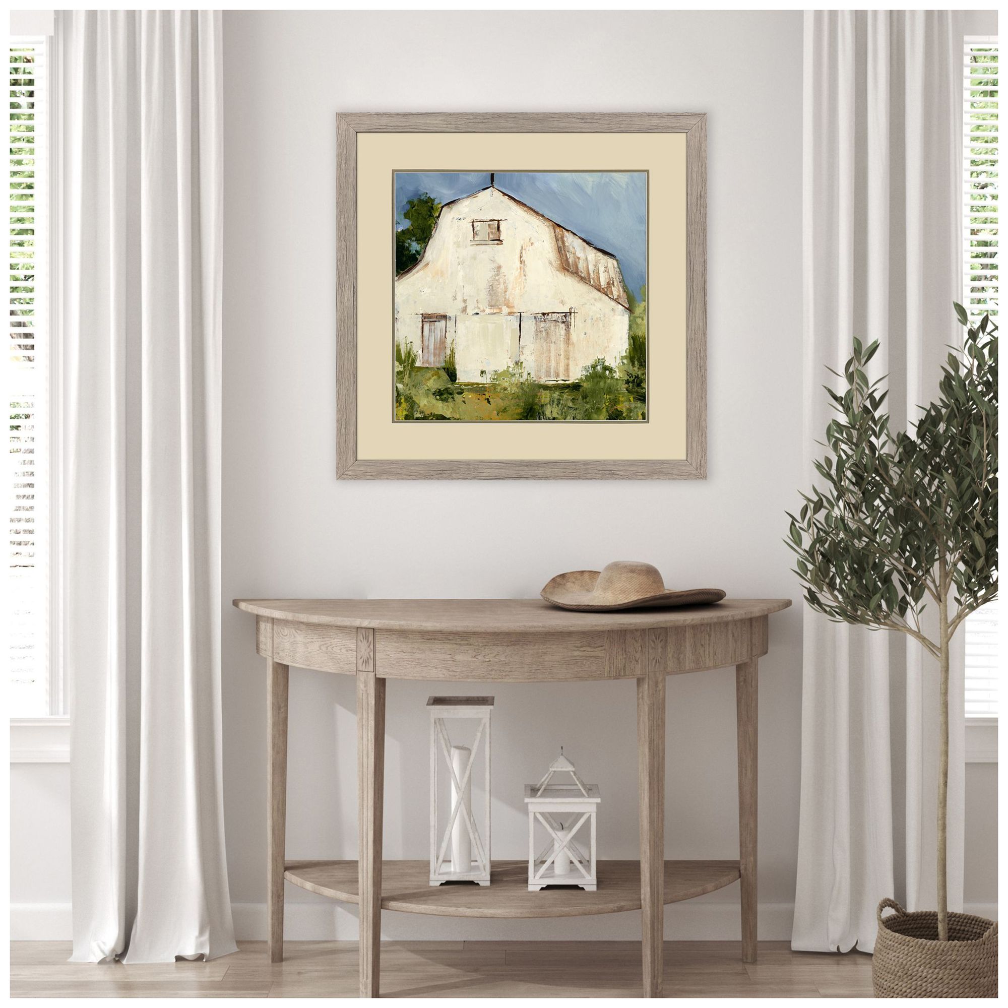 Image 4 Big Barn II 29"W x 29"H Framed Art more views
