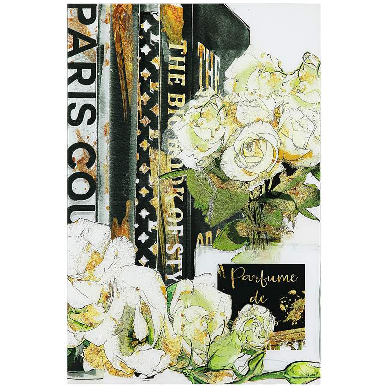Image 1 Big Book of Style 48" High Reverse Printed Glass Wall Art