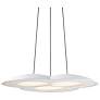 Big Cloud 12.5" Wide Textured White LED Downlight Pendant