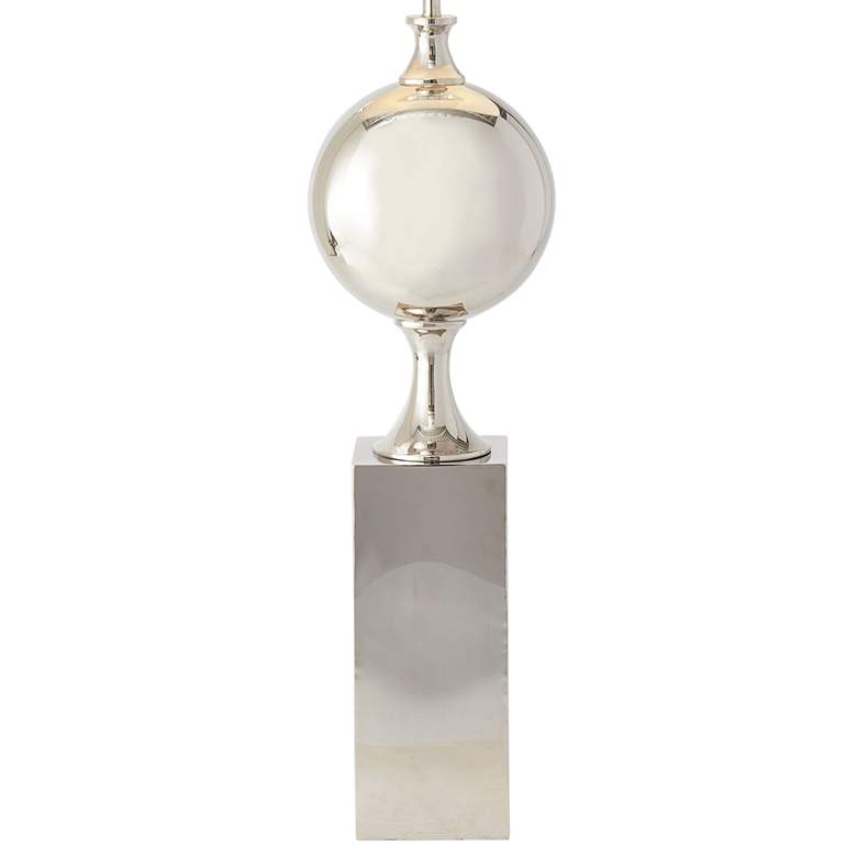 Image 4 Big Pill Polished Nickel Metal Floor Lamp more views