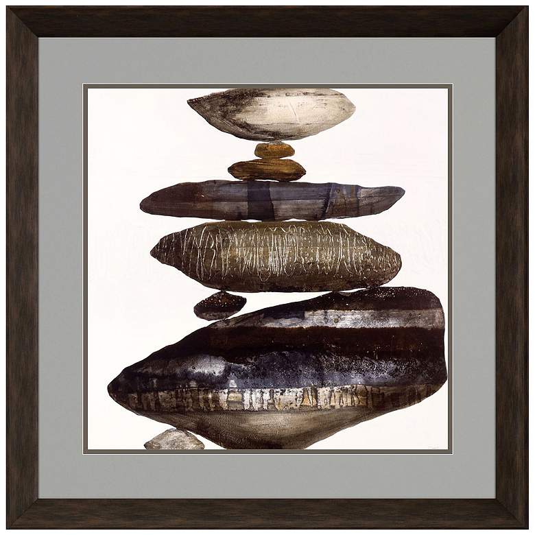 Image 1 Big Rock I 34"W x 34"H Framed Art