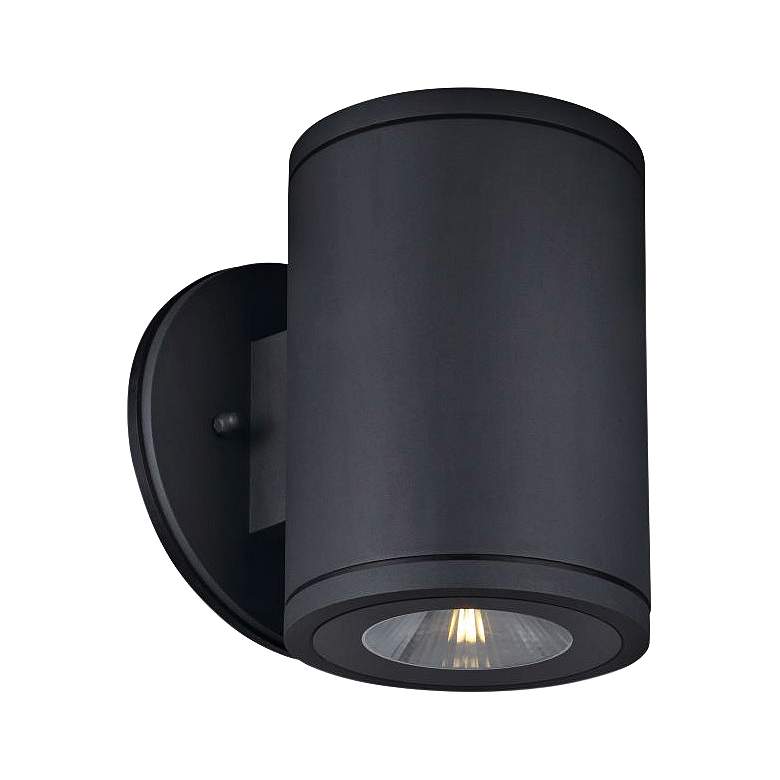 Image 1 Big Rox 7 1/4 inch High Anthracite LED Outdoor Wall Light