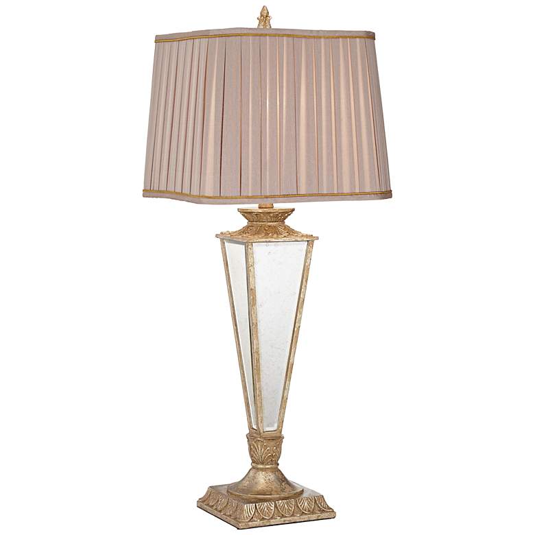 Image 1 Bijou Gold Leaf Table Lamp